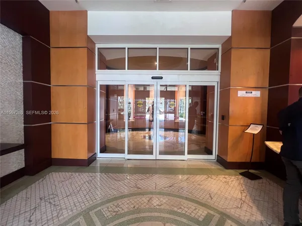 a view of front door
