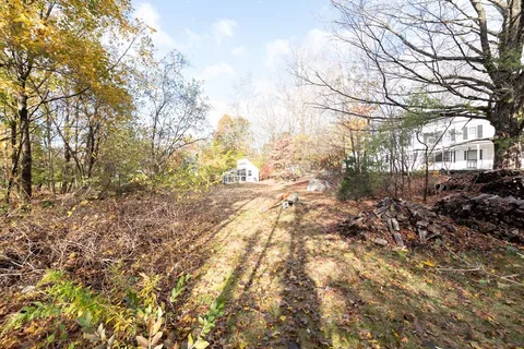 a backyard of a house