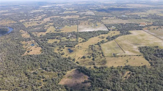 a view of lot of beach and green space