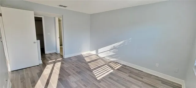 a view of wooden floor in a room