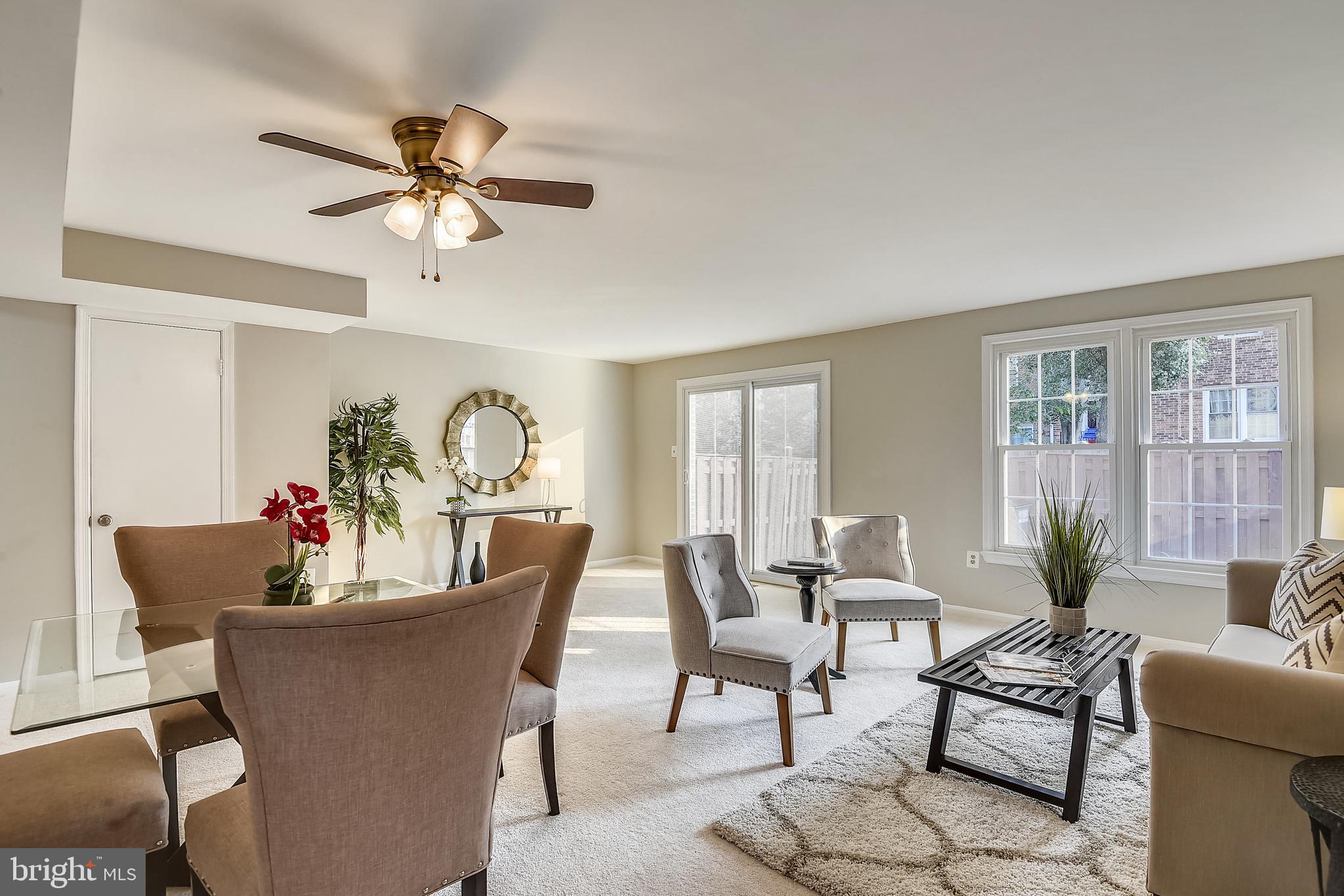 8106 Rhodell Lane Springfield, VA 22153 - Photo 9 of 48 Living Room/Dining Room Combination