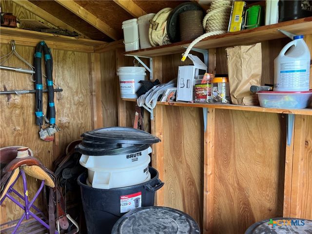 a view of storage and utility room