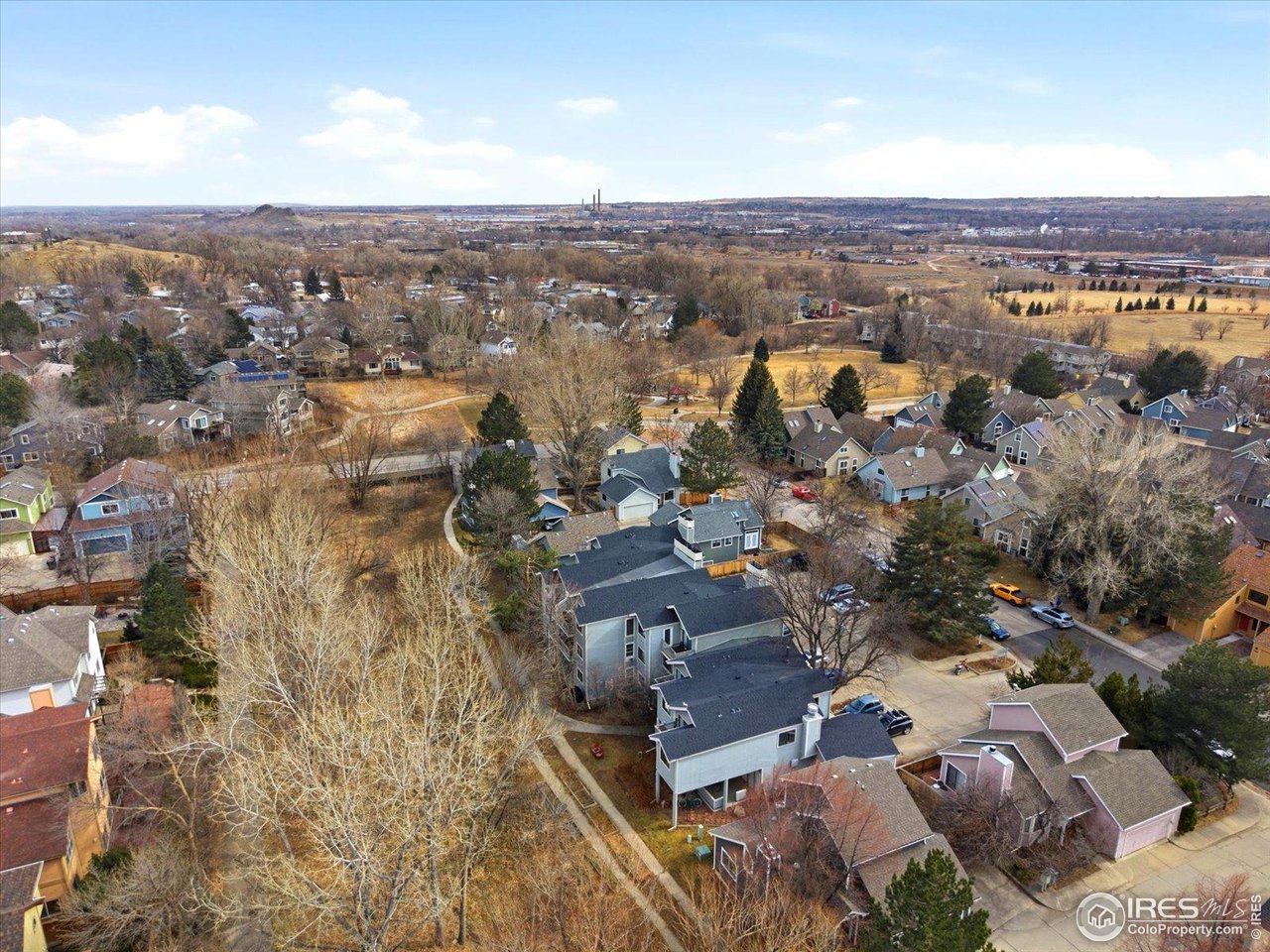 4855 Edison Avenue, Unit A Boulder, CO 80301 - Photo 42 of 44 Aerial view of Sunnypoint Condos