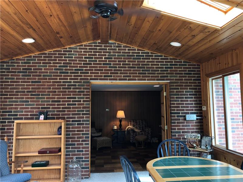 103 Elm Road Pittsburgh, PA 15237 - Photo 21 of 23 SUN ROOM WITH CATHEDRAL CEILING, CEILIING FAN AND SKY LIGHT!!
