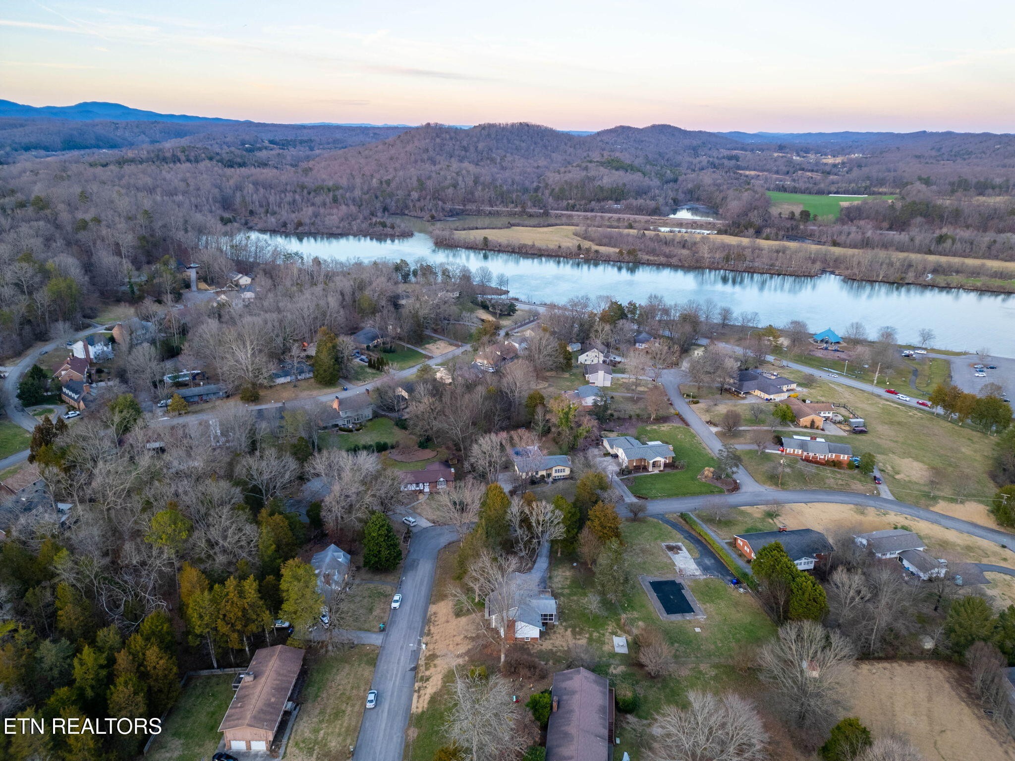 101 Albright Road Oak Ridge, TN 37830 - Photo 6 of 37 an aerial view of residential house and green space