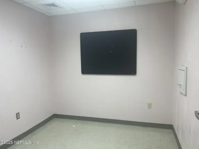 a close up of a door