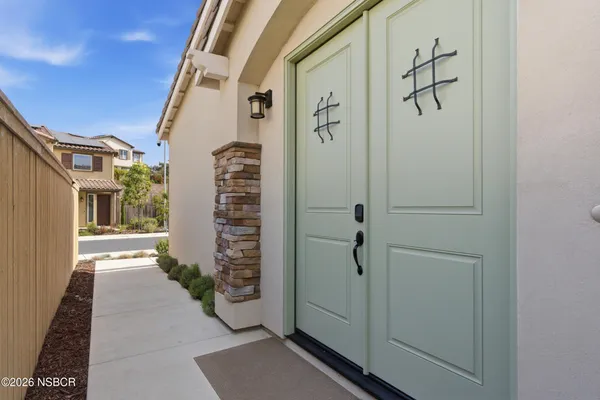 a view of path along with building