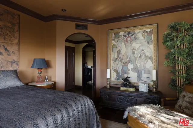 a view of a bathtub in a room