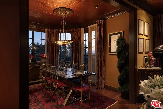 a view of a swimming pool with a lounge chairs