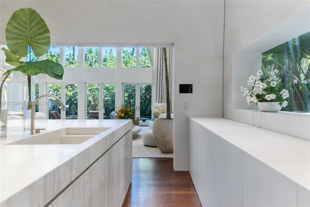 a very nice looking room with a large window