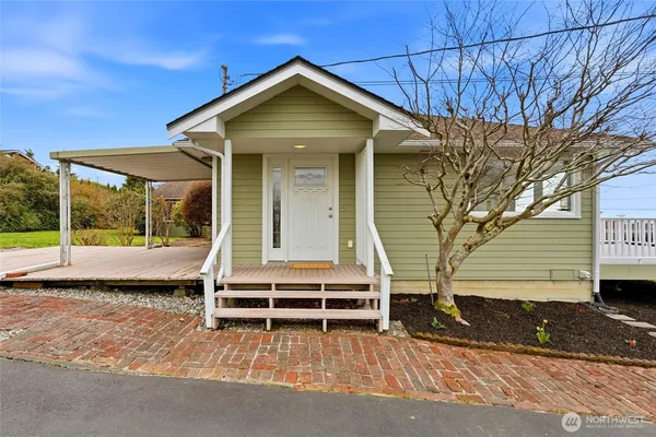 a view of front door of a house