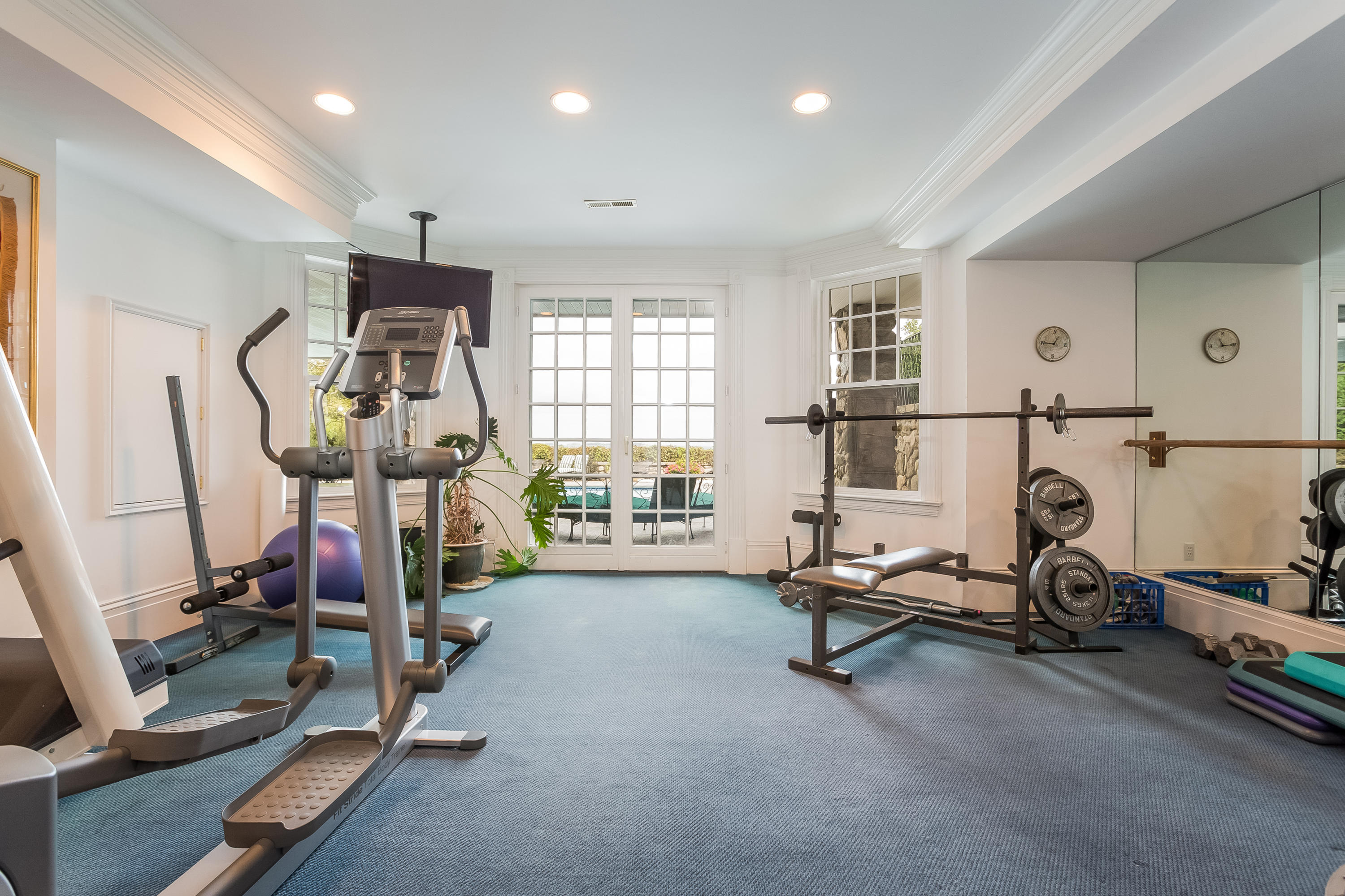 155 Long Neck Point Road Darien, CT 06820 - Photo 32 of 52 a view of a room with gym equipment