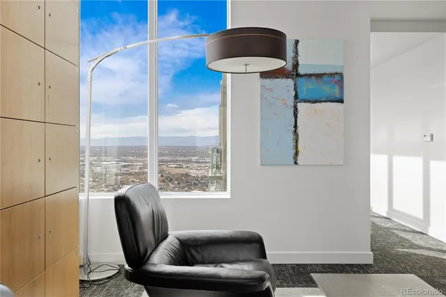 a view of balcony with city view