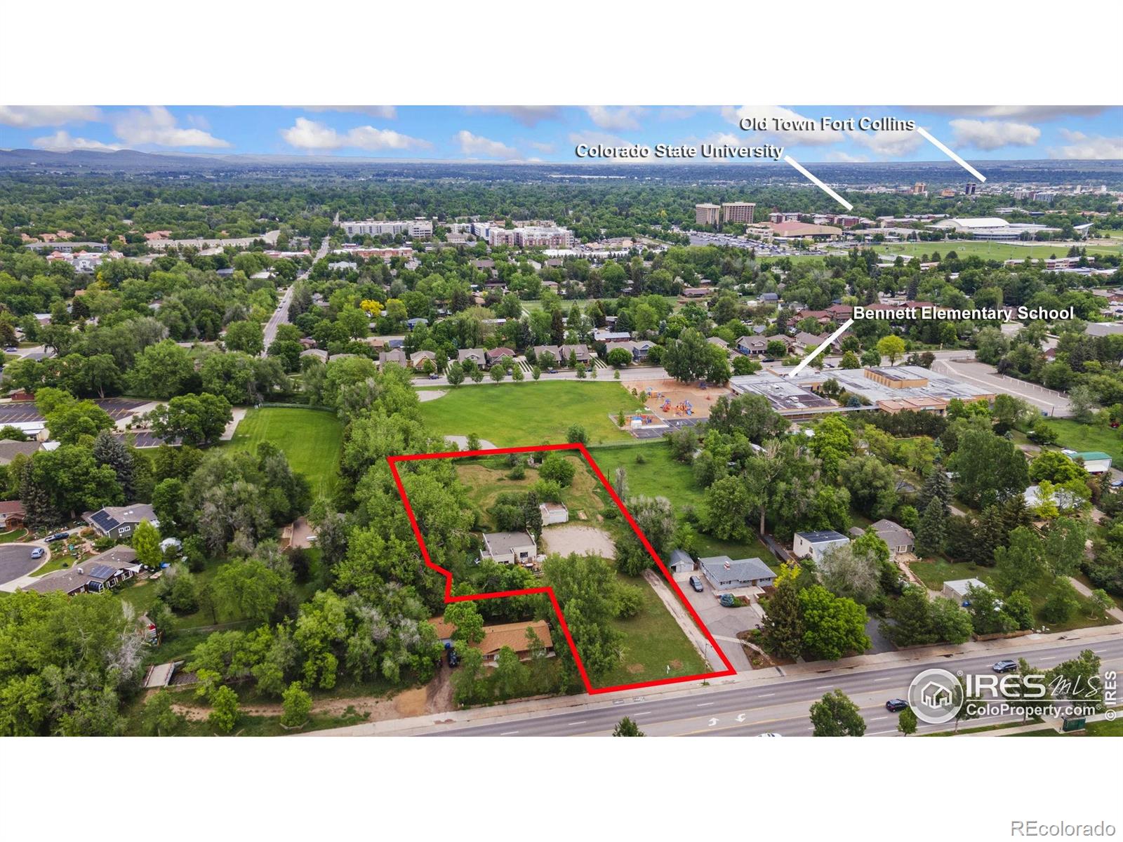 1304 West Prospect Road Fort Collins, CO 80526 - Photo 25 of 29 a view of a city