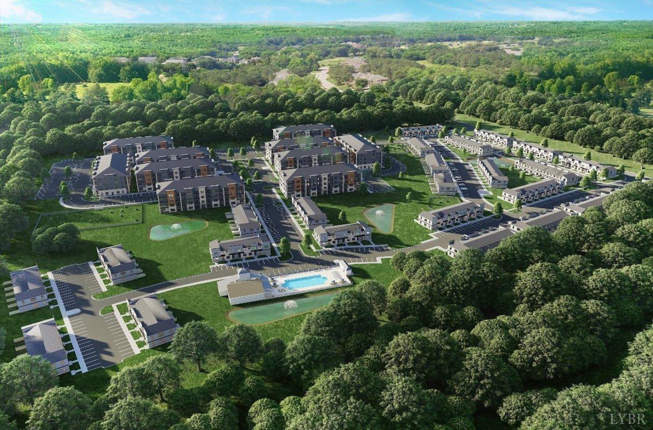 88 Shotman Road Rustburg, VA 24588 - Photo 5 of 10 an aerial view of a house with a garden