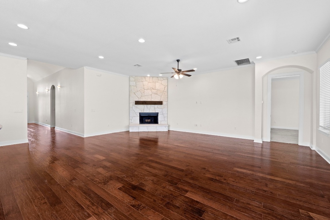 200 Tate Lane Round Rock, TX 78665 - Photo 7 of 40 a view of empty room with wooden floor
