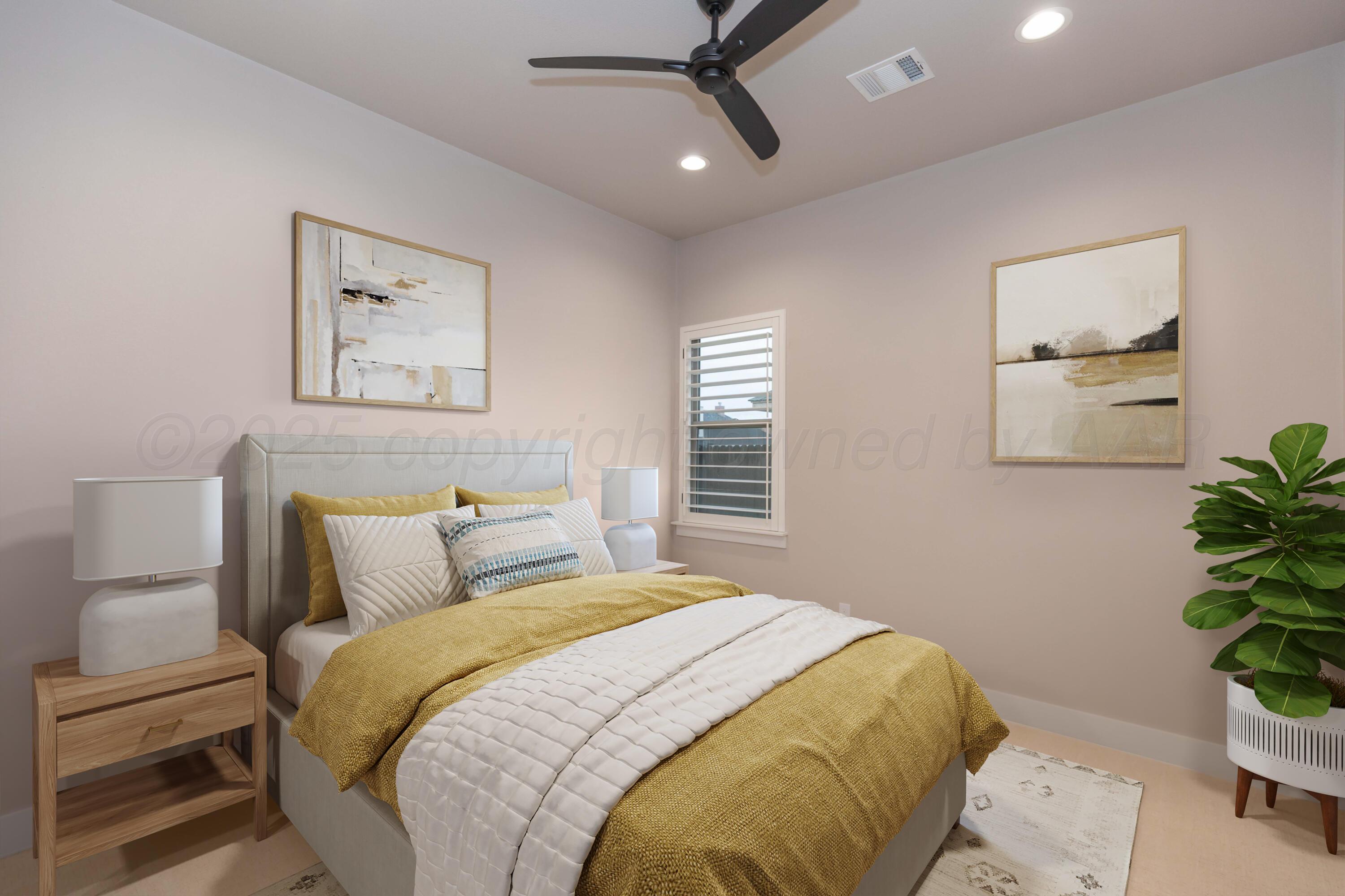 6206 Foley Square Street Amarillo, TX 79119 - Photo 46 of 73 Bedroom 3 - Virtually staged