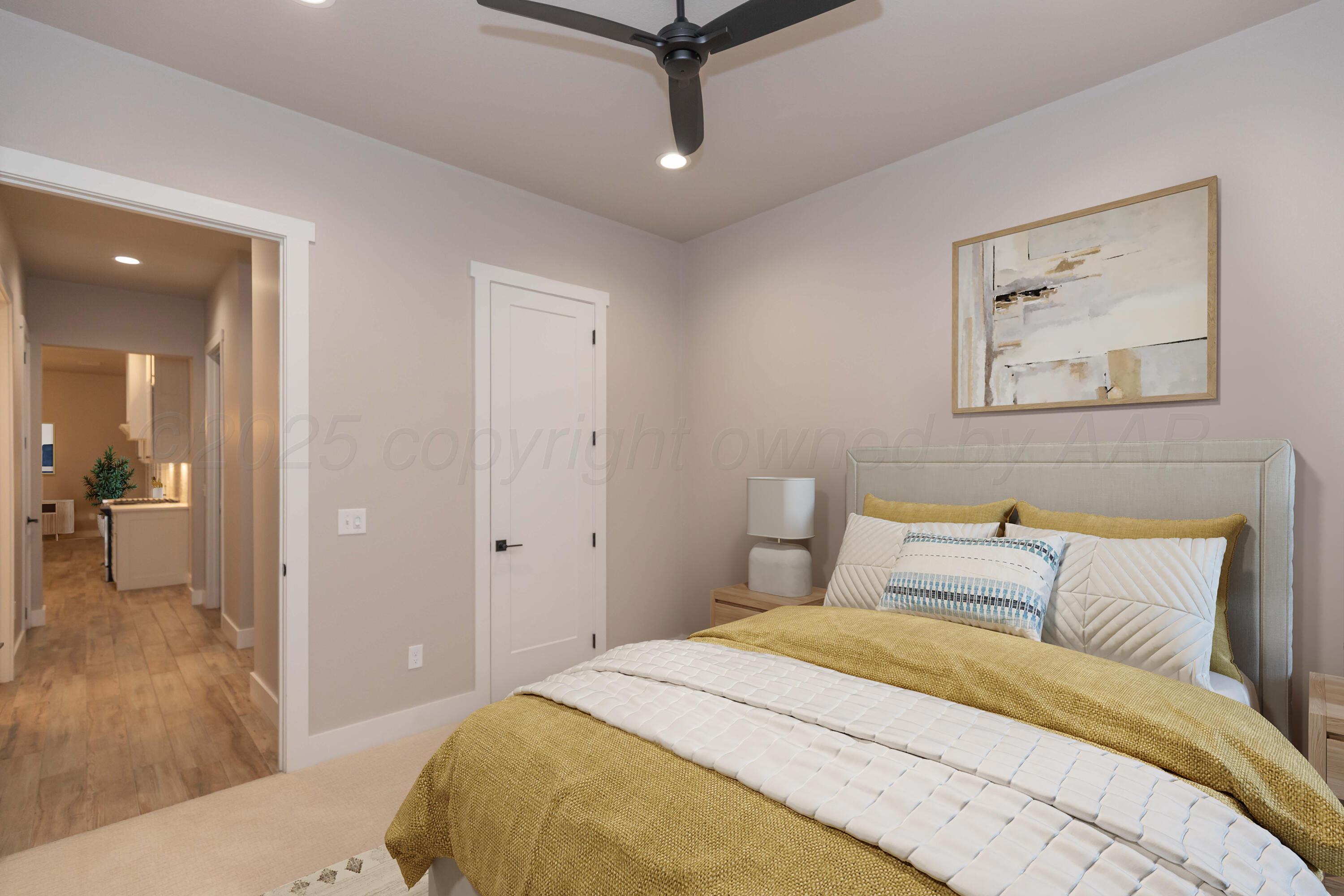 6206 Foley Square Street Amarillo, TX 79119 - Photo 48 of 73 Bedroom 3 - Virtually staged