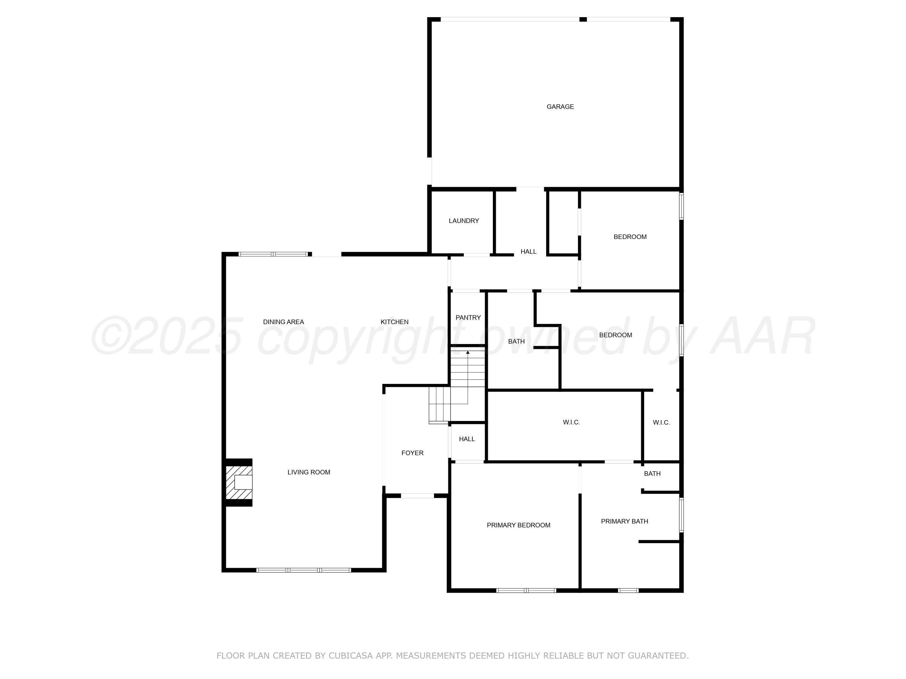6206 Foley Square Street Amarillo, TX 79119 - Photo 72 of 73 Downstairs Floor Plan