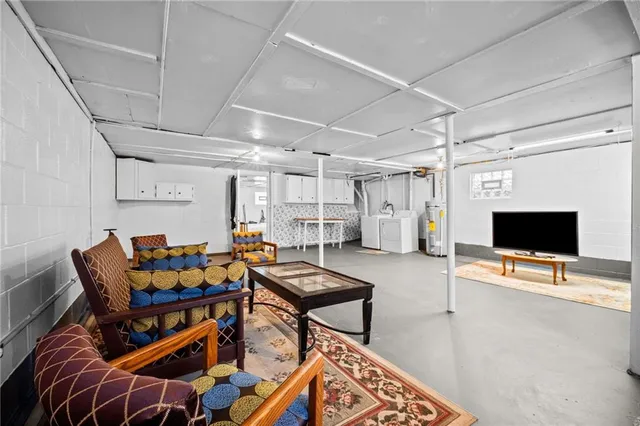 a outdoor space with furniture