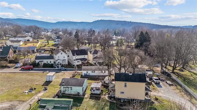 front view of a house with a street