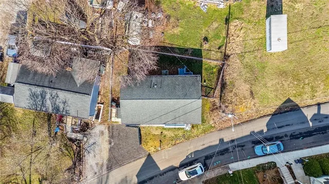 a view of a city with an ocean view