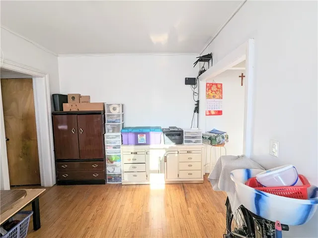 a room with storage and utility