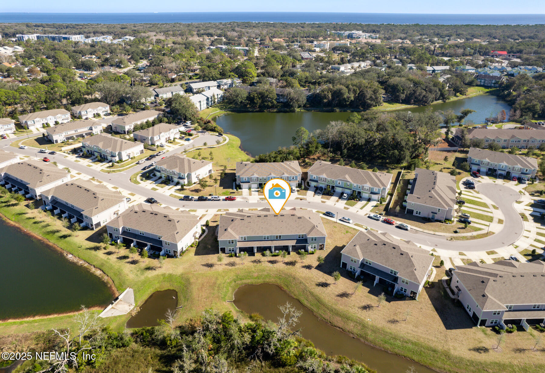 1171 Beach Dune Drive Jacksonville, FL 32233 - Photo 21 of 27 an aerial view of residential houses with outdoor space