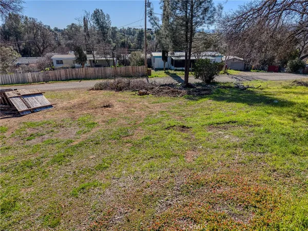 a backyard of a house