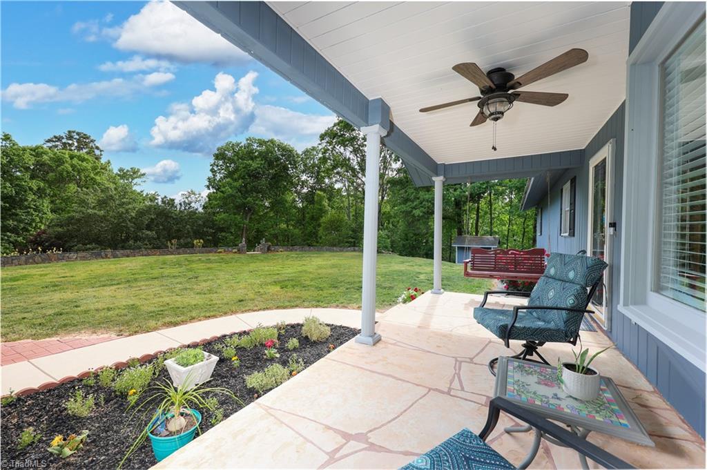 7362 Volunteer Rescue Road Denton, NC 27239 - Photo 13 of 50 Walkway to covered front porch