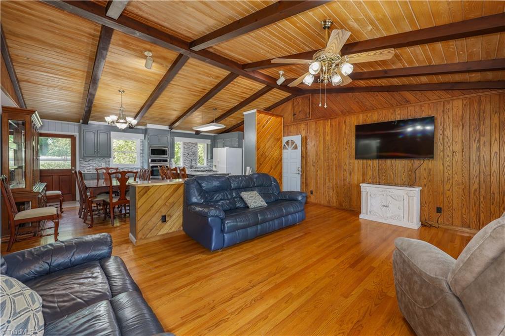 7362 Volunteer Rescue Road Denton, NC 27239 - Photo 14 of 50 Den with hardwood floors