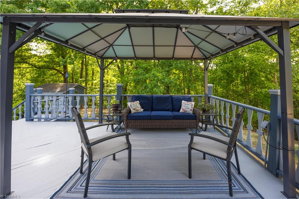 7362 Volunteer Rescue Road Denton, NC 27239 - Photo 32 of 50 Gazebo on deck