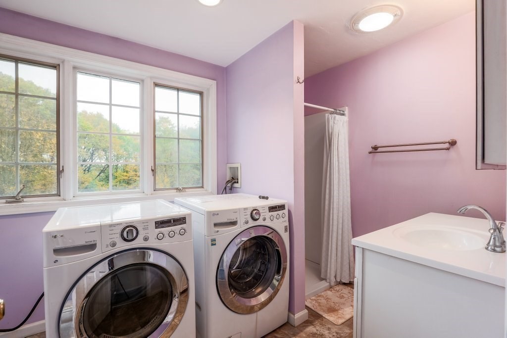 20 Flagg Street Boylston, MA 01505 - Photo 22 of 39 a view of a storage & utility room with washer and dryer