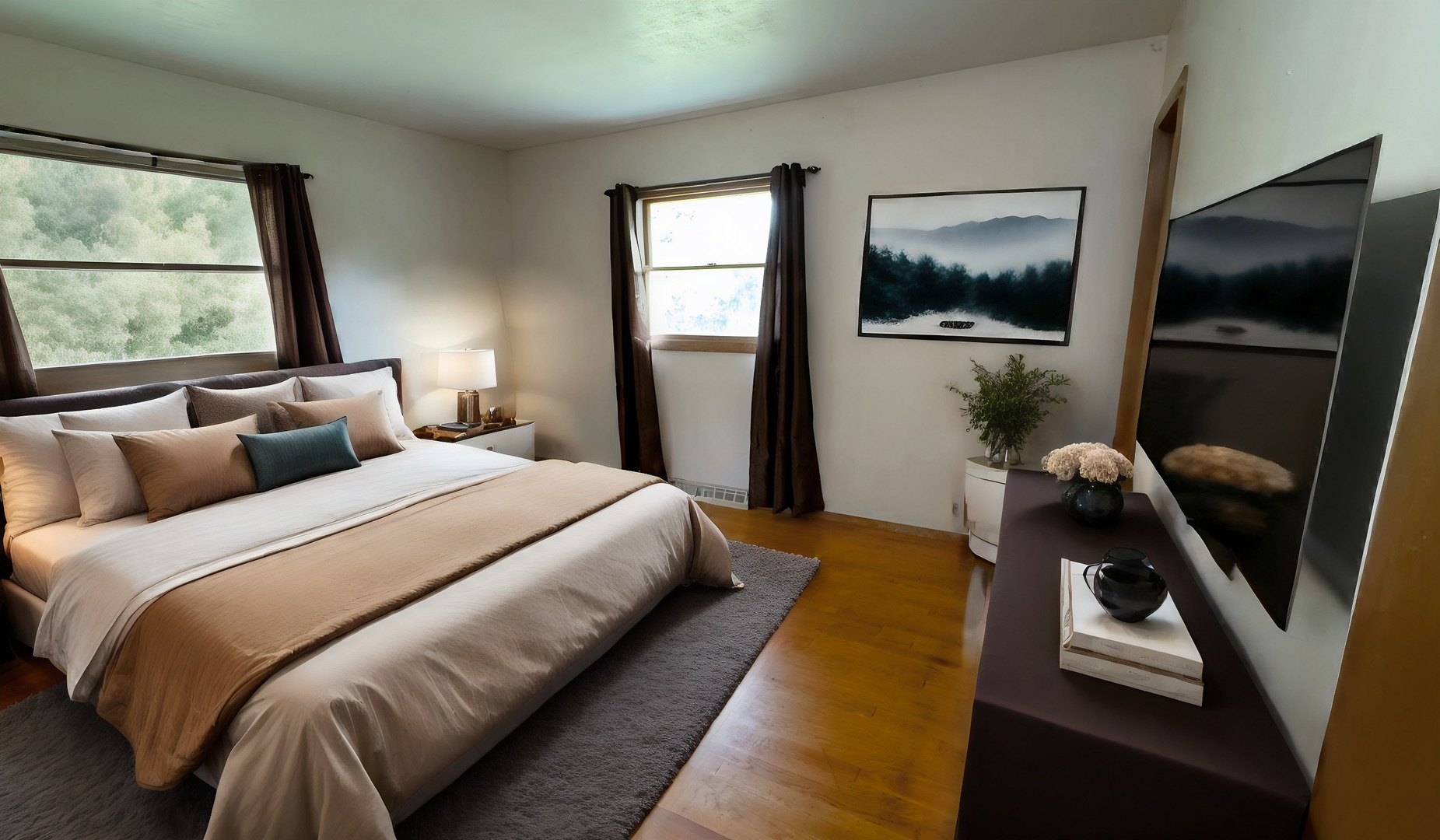 10626 North Grove Road Sycamore, IL 60178 - Photo 12 of 28 a bedroom with bed mirror and window