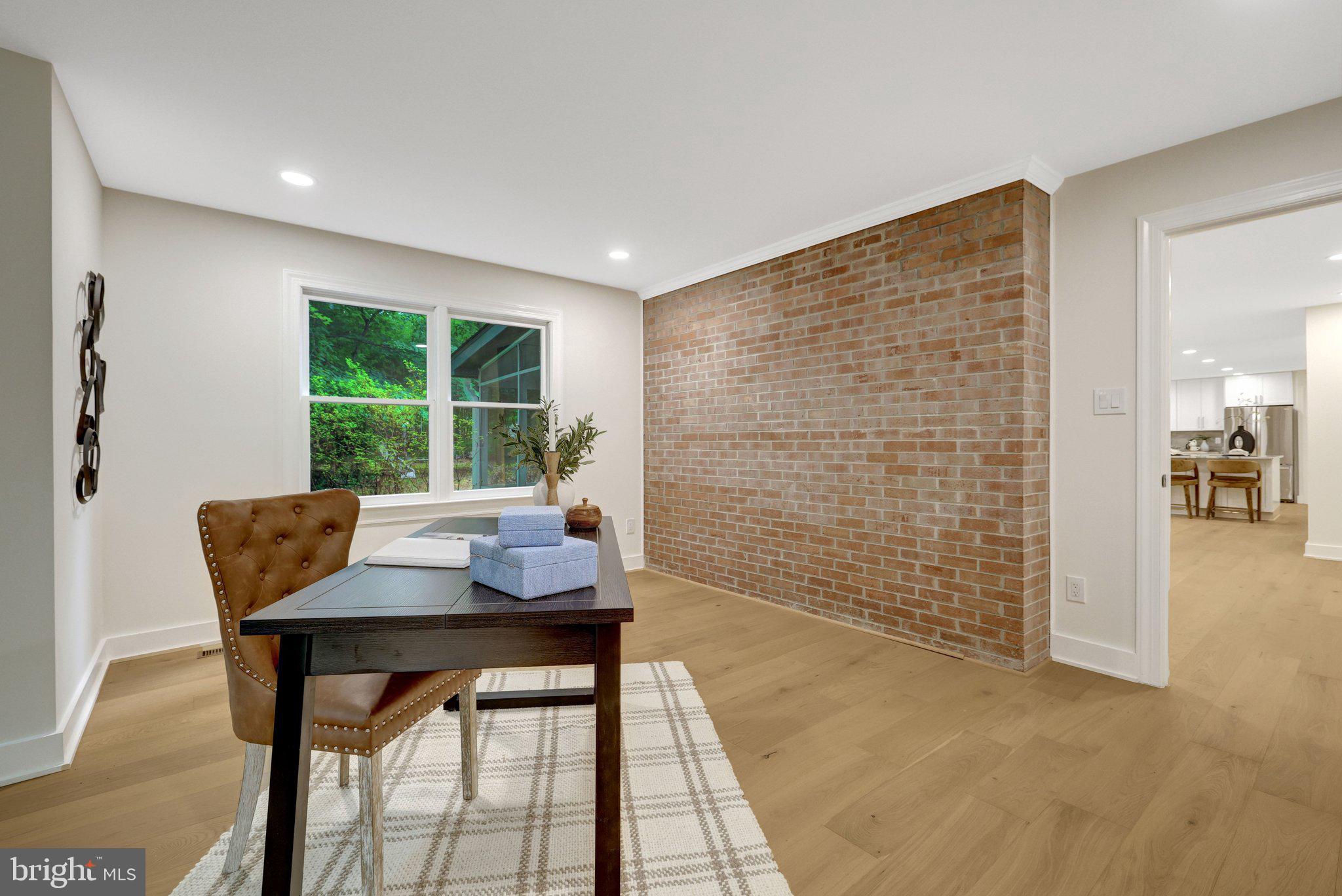 1132 Springvale Road Great Falls, VA 22066 - Photo 30 of 81 Charming workspace with exposed brick.