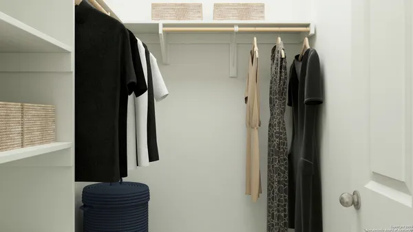 a view of walk in closet