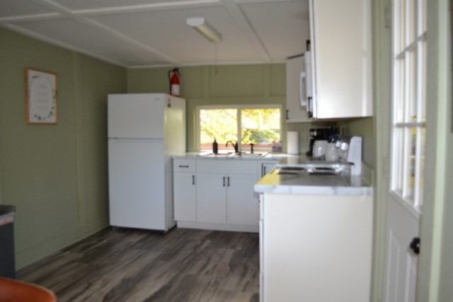 450 Cedar Hill Road Celina, TN 38551 - Photo 13 of 74 a kitchen with a sink a refrigerator and a stove