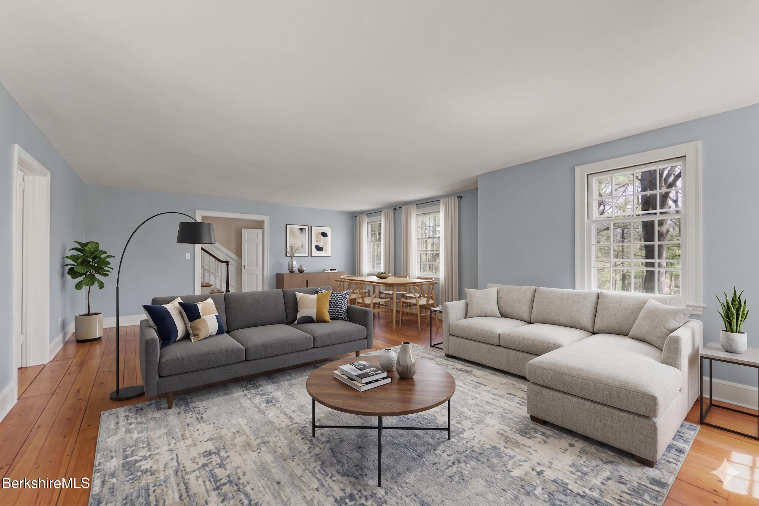100 South Prospect Street Lee, MA 01238 - Photo 7 of 46 a living room with furniture and a large window