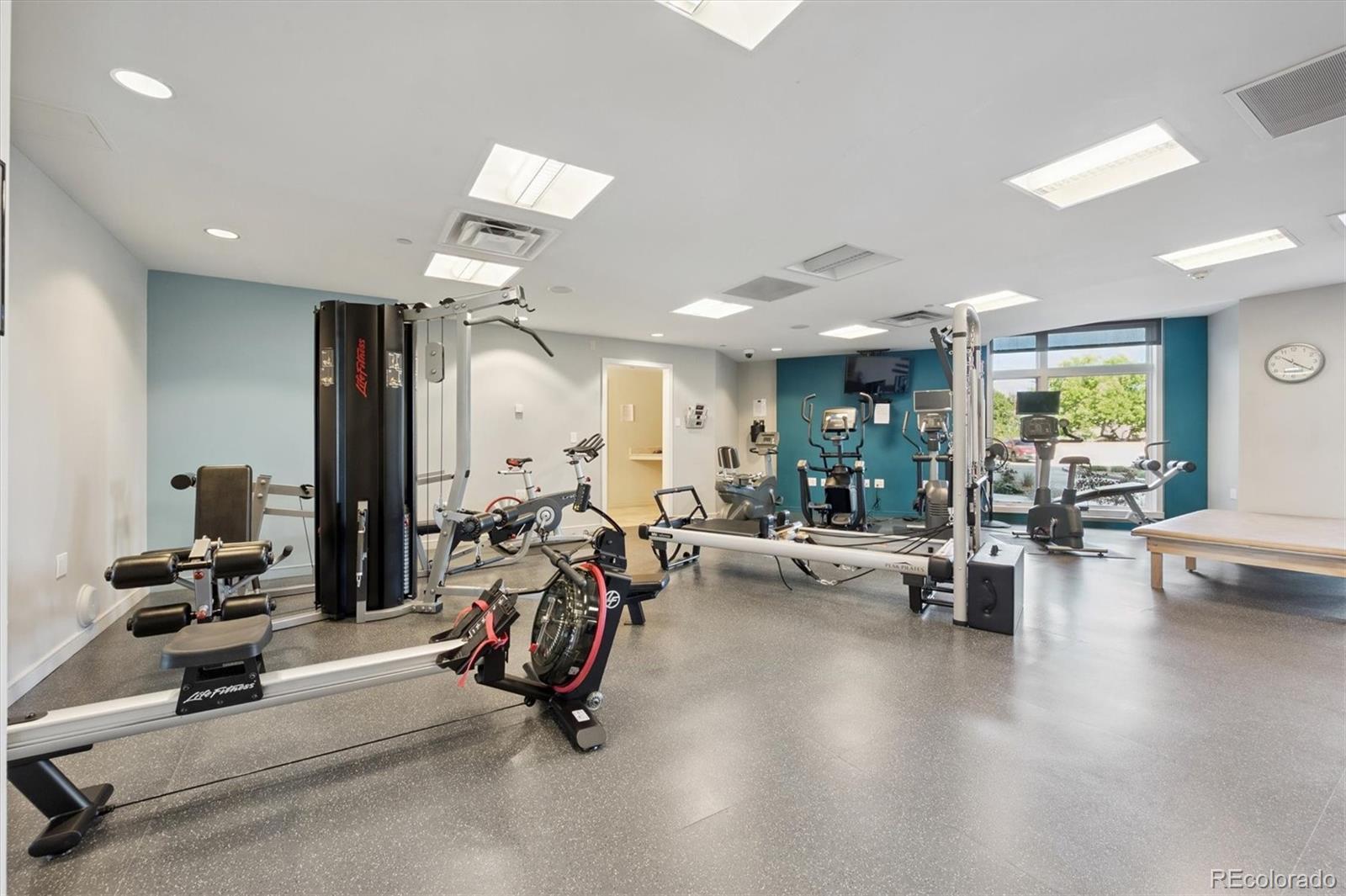 333 South Monroe Street, Unit 310 Denver, CO 80209 - Photo 30 of 33 a view of a room with gym equipment