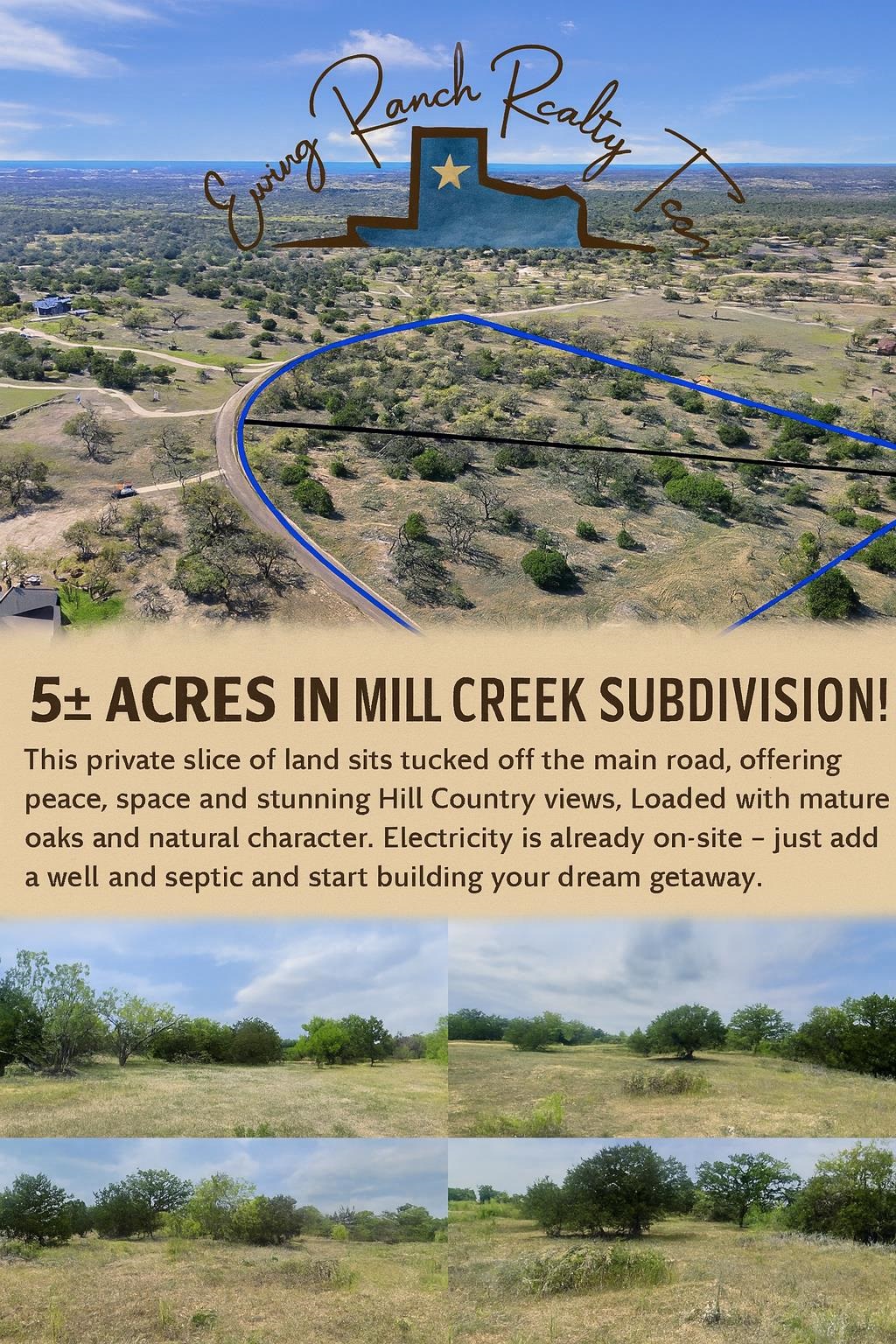 Oak Ridge Trail Kingsland, TX 78639 - Photo 7 of 7 a view of a swimming pool with a garden