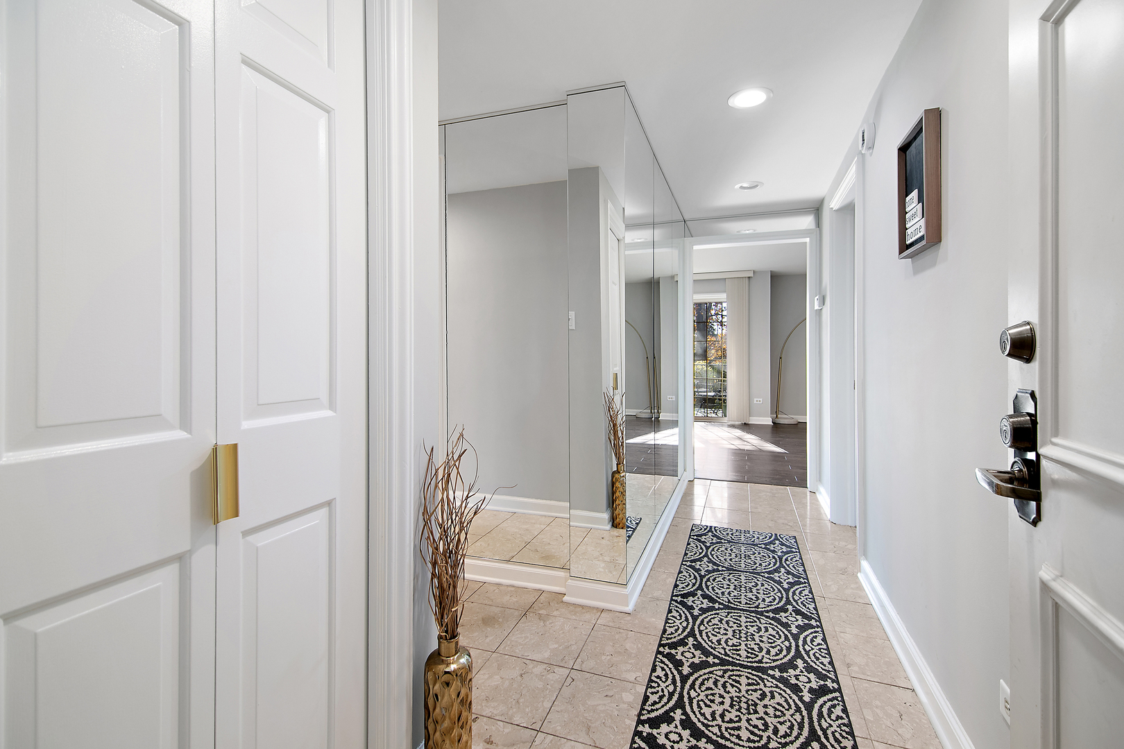 3427 Vollmer Road, Unit 202 Flossmoor, IL 60422 - Photo 5 of 27 a bathroom with a sink and mirror with toilet