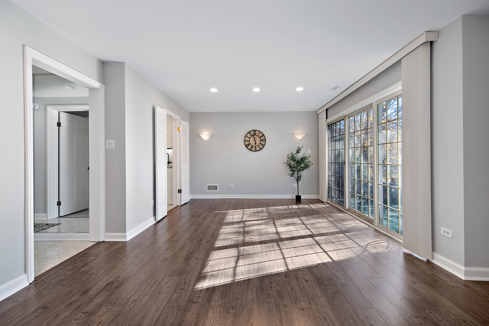 3427 Vollmer Road, Unit 202 Flossmoor, IL 60422 - Photo 8 of 27 a view of empty room with wooden floor