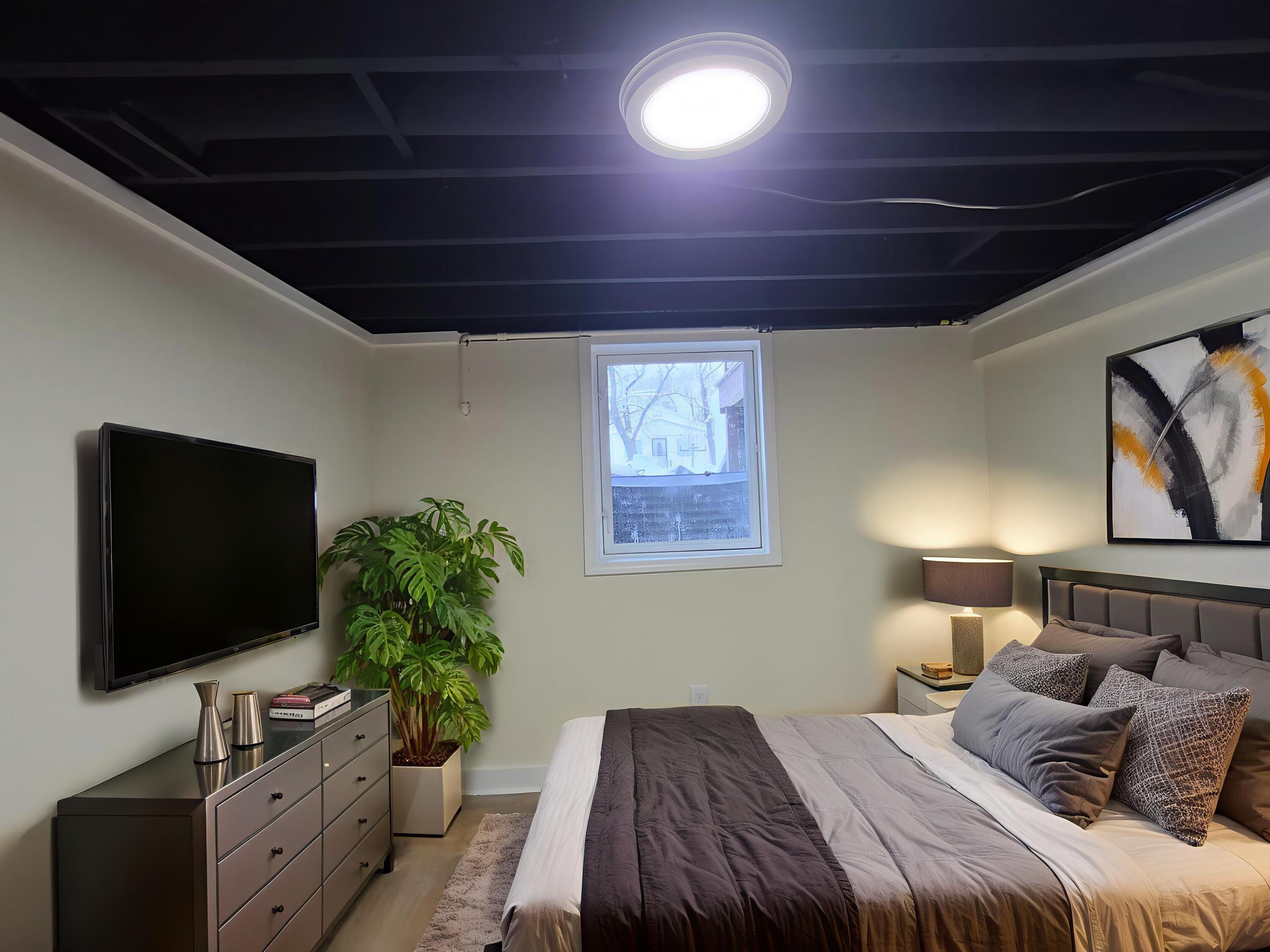 308 Pierce Street Gary, IN 46402 - Photo 22 of 23 a bedroom with a bed and a flat screen tv