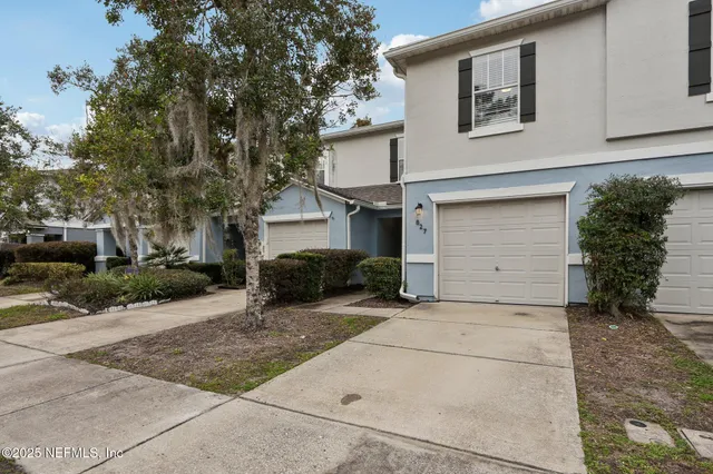 a view of a house with a patio