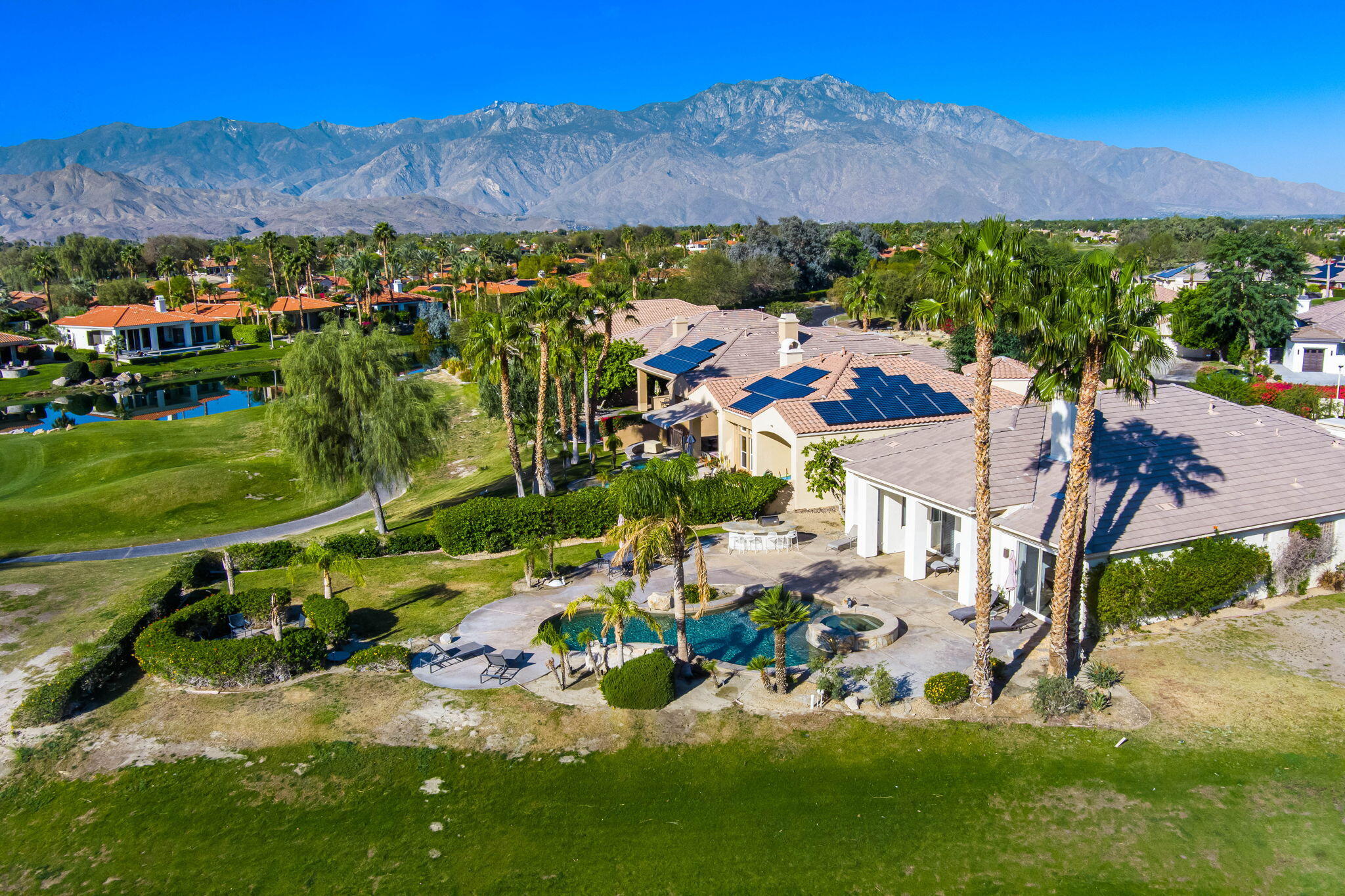 46 Vía Bella Rancho Mirage, CA 92270 - Photo 21 of 28 an aerial view of multiple house