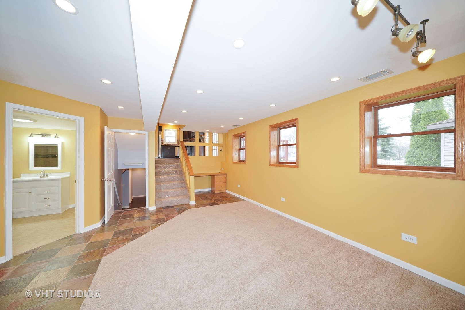 904 Knollside Road New Lenox, IL 60451 - Photo 2 of 16 a view of a livingroom with a staircase