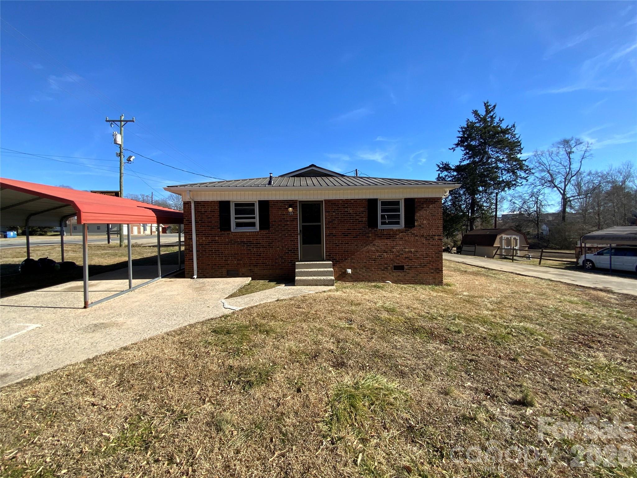 109 Fish Camp Road Forest City, NC 28043 - Photo 2 of 11 a front view of a house with a yard