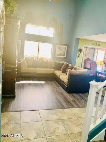 a living room with a couch