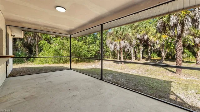 a view of swimming pool with a porch