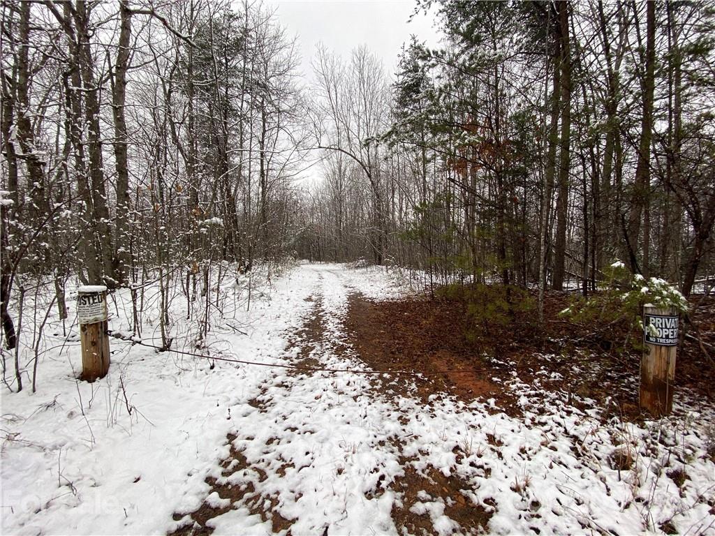 95 Pilot Ridge Road, Unit 21 Nebo, NC 28761 - Photo 27 of 32 a view of snow on the side of the road
